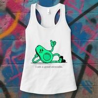 I Am A Avocado Funny Family Gifts Selfie Women's Tank Top thumb 3