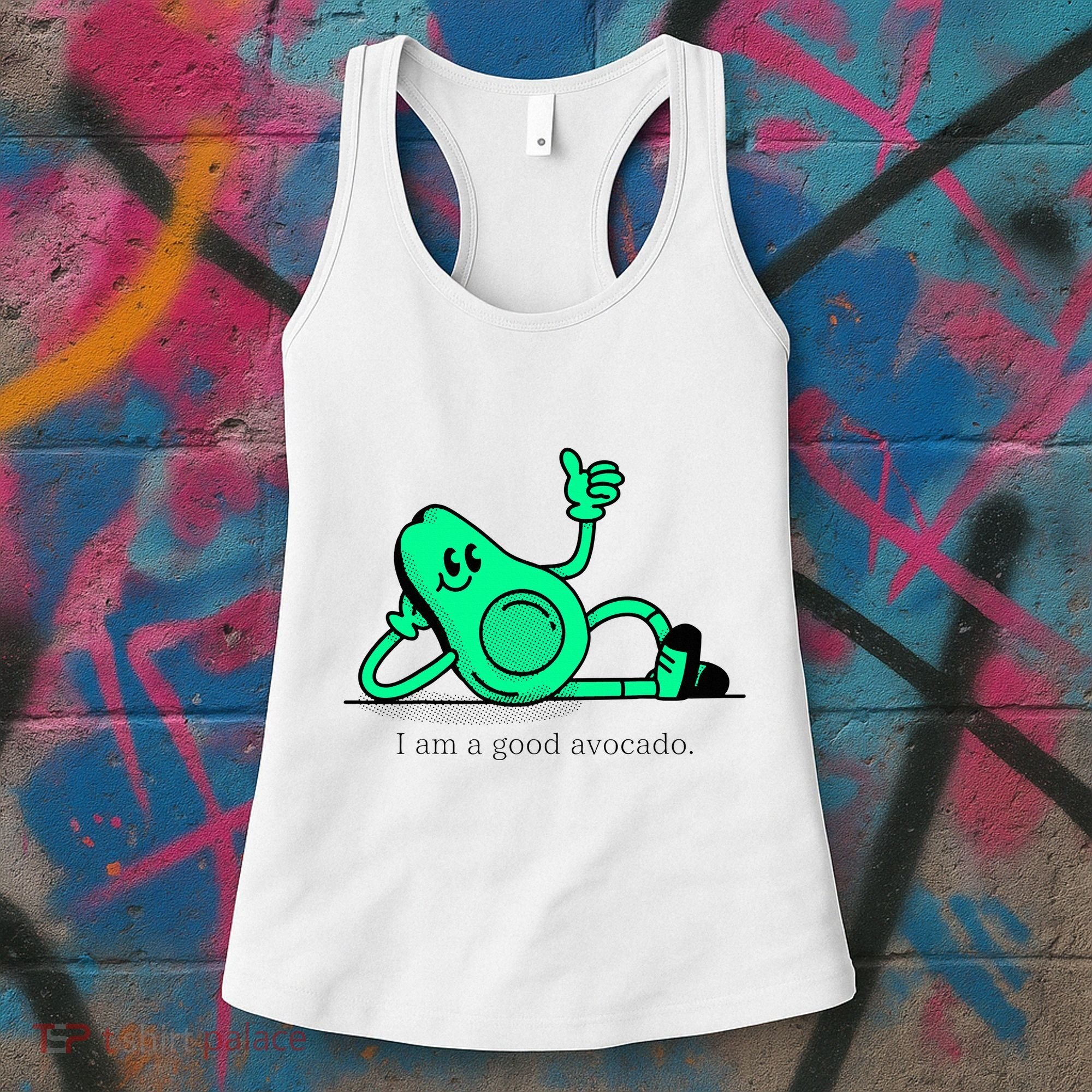 I Am A Avocado Funny Family Gifts Selfie Women's Tank Top