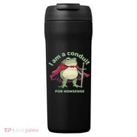 I Am A Conduit For Nonsense Funny Frog 24oz Duet Stainless Steel Tumbler thumb 0