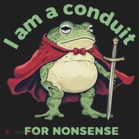 I Am A Conduit For Nonsense Funny Frog Kids Long Sleeve Plaid Pajama Set thumb 2