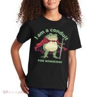 I Am A Conduit For Nonsense Funny Frog Kids T-Shirt thumb 2