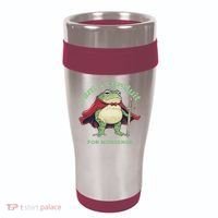 I Am A Conduit For Nonsense Funny Frog 16oz Travel Tumbler thumb 0