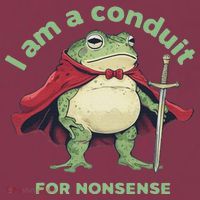 I Am A Conduit For Nonsense Funny Frog 16oz Travel Tumbler thumb 2
