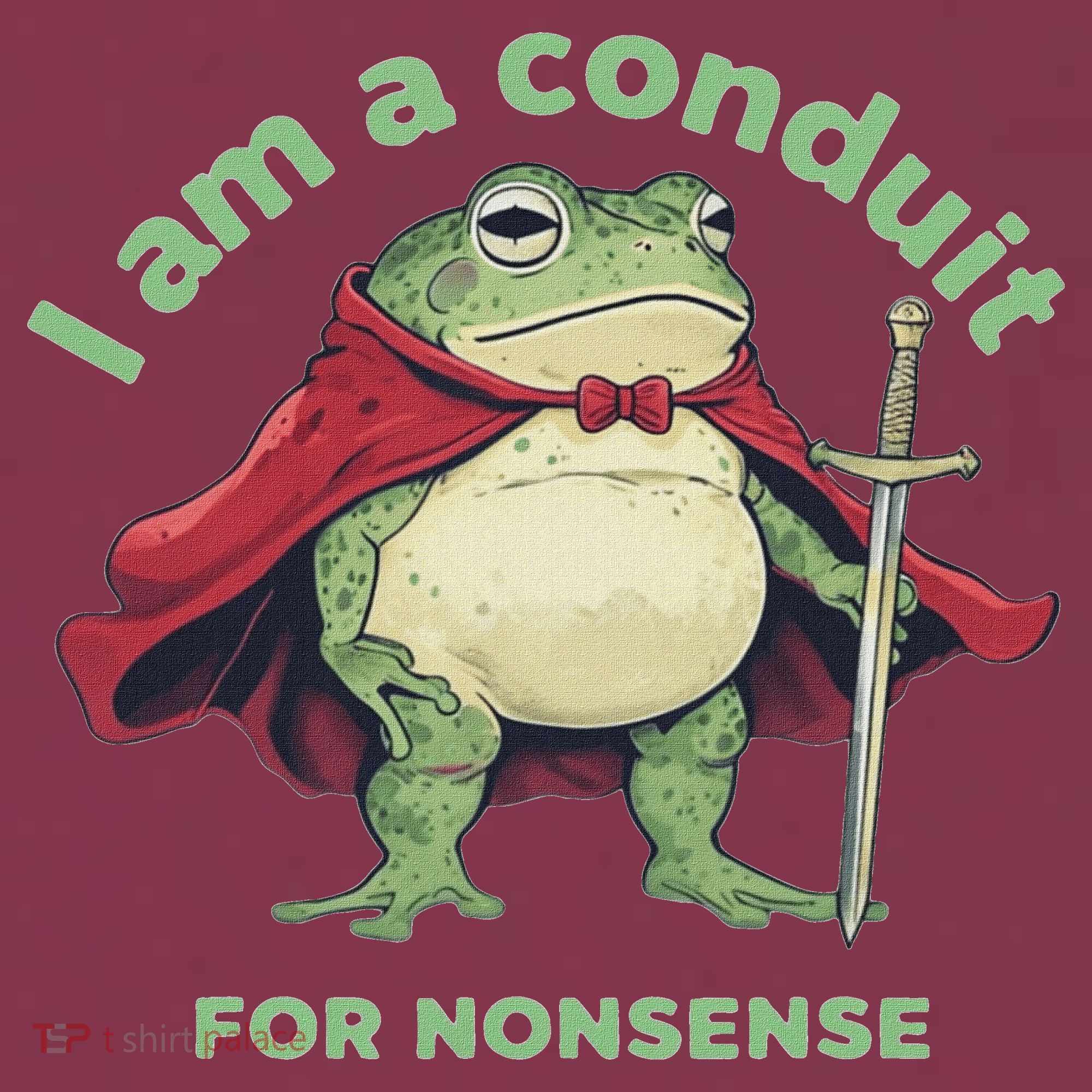 I Am A Conduit For Nonsense Funny Frog 16oz Travel Tumbler