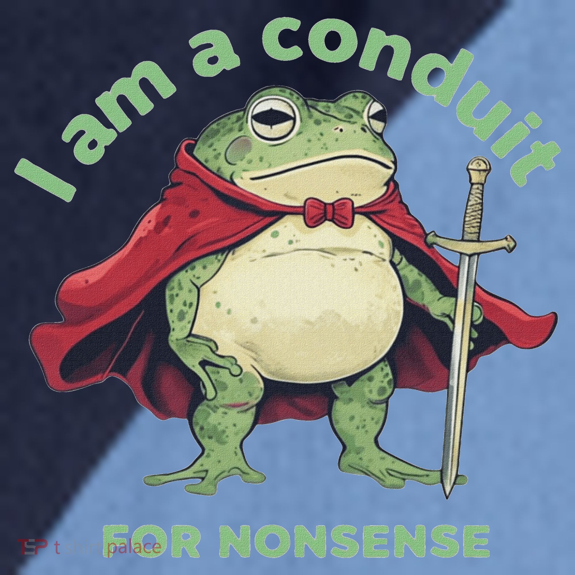 I Am A Conduit For Nonsense Funny Frog Raglan Baseball Sleeve Shirt
