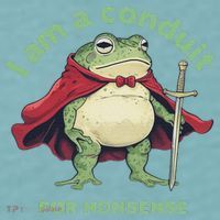 I Am A Conduit For Nonsense Funny Frog Sueded Cloud Jersey T-Shirt thumb 2
