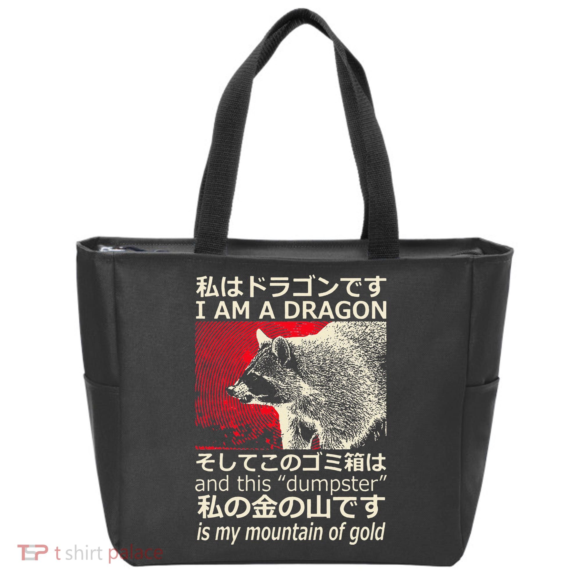 I Am A Dragon And This Dumpster Is My Mountain Gf Gold Gift Tote Bag