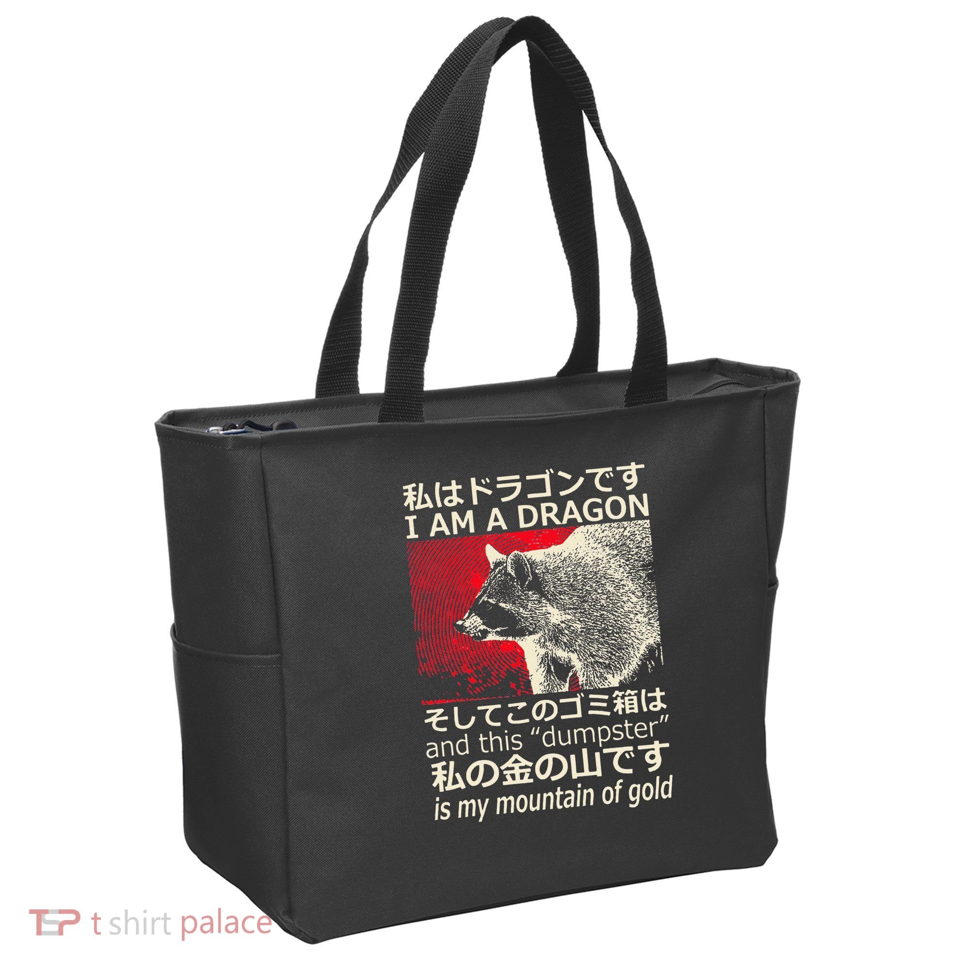 I Am A Dragon And This Dumpster Is My Mountain Gf Gold Gift Tote Bag