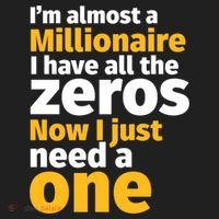 I'm Almost A Millionaire Funny Sarcastic Rich And Wealthy Gift Women's Sweatshirt thumb 2