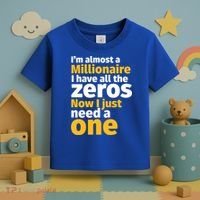 I'm Almost A Millionaire Funny Sarcastic Rich And Wealthy Gift Toddler T-Shirt thumb 3