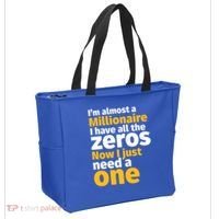 I'm Almost A Millionaire Funny Sarcastic Rich And Wealthy Gift Tote Bag thumb 2