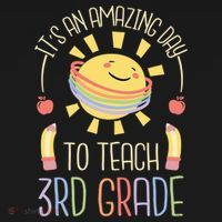Its An Amazing Day To Teach 3Rd Grade Third Grade Teacher Gift Ornament thumb 1