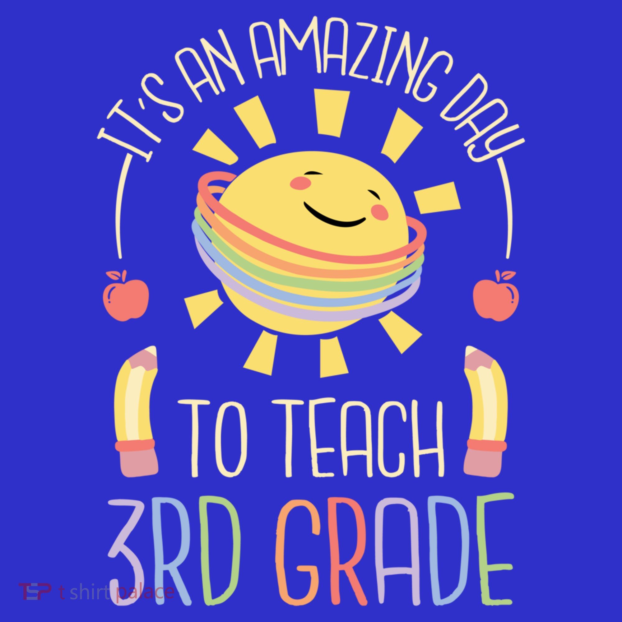Its An Amazing Day To Teach 3Rd Grade Third Grade Teacher Gift Coaster