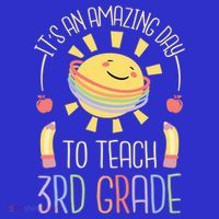 Its An Amazing Day To Teach 3Rd Grade Third Grade Teacher Gift Visor thumb 3