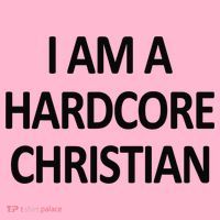 I Am A Hardcore Christian Funny Coaster thumb 2