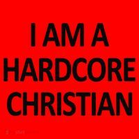 I Am A Hardcore Christian Funny Santa Hat thumb 1