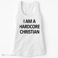 I Am A Hardcore Christian Funny Women's Tank Top thumb 0