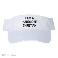 I Am A Hardcore Christian Funny Visor thumb 0