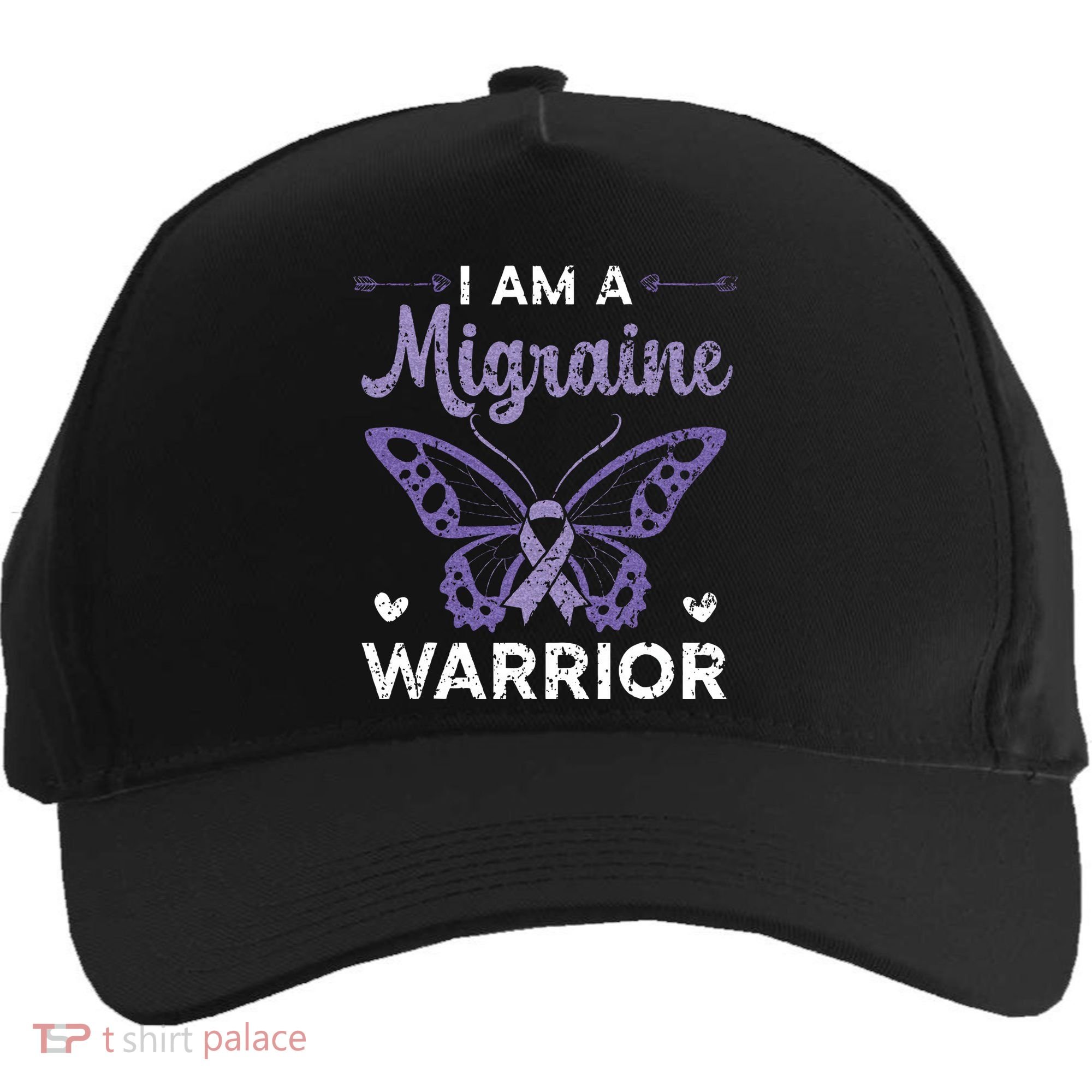I Am A Migraine Warrior Headache Migraine Awareness Five-Panel Snapback Cap