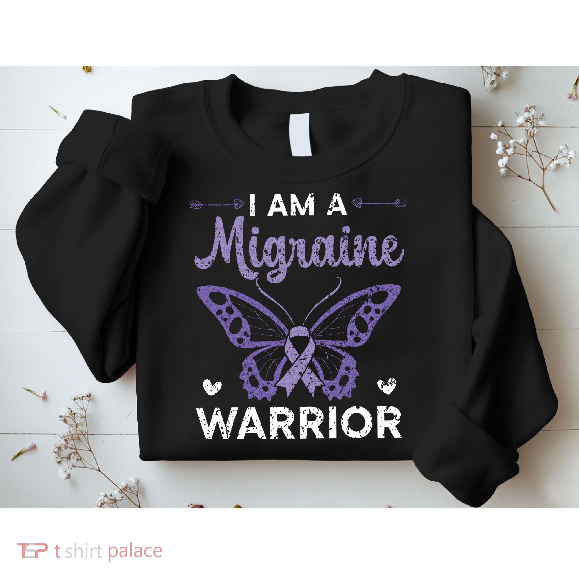 I Am A Migraine Warrior Headache Migraine Awareness Sweatshirt