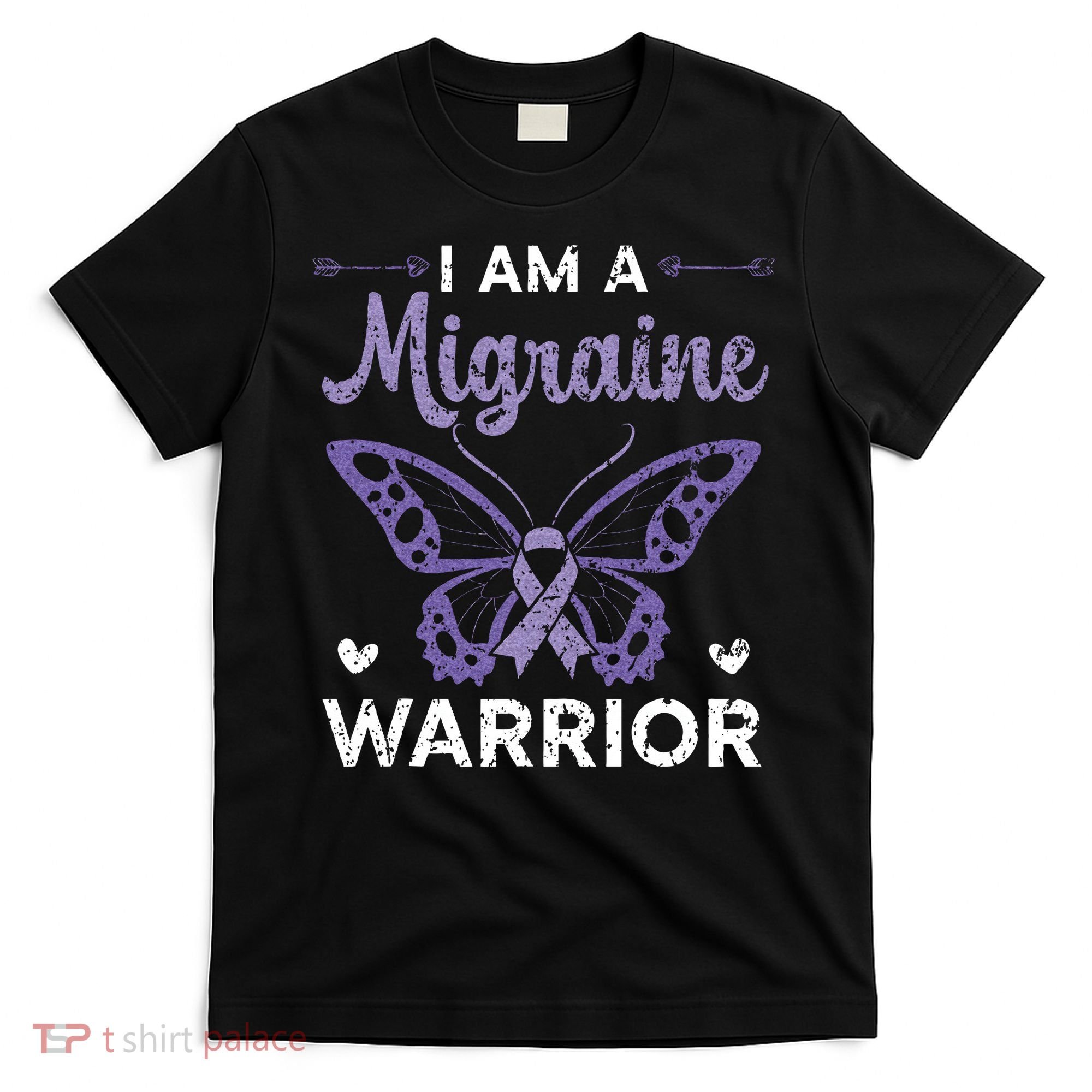 I Am A Migraine Warrior Headache Migraine Awareness T-Shirt