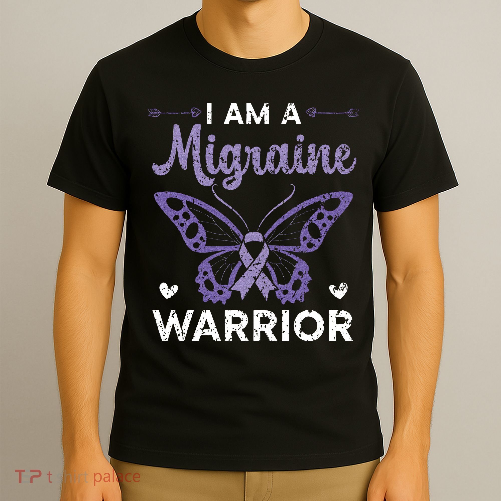I Am A Migraine Warrior Headache Migraine Awareness T-Shirt