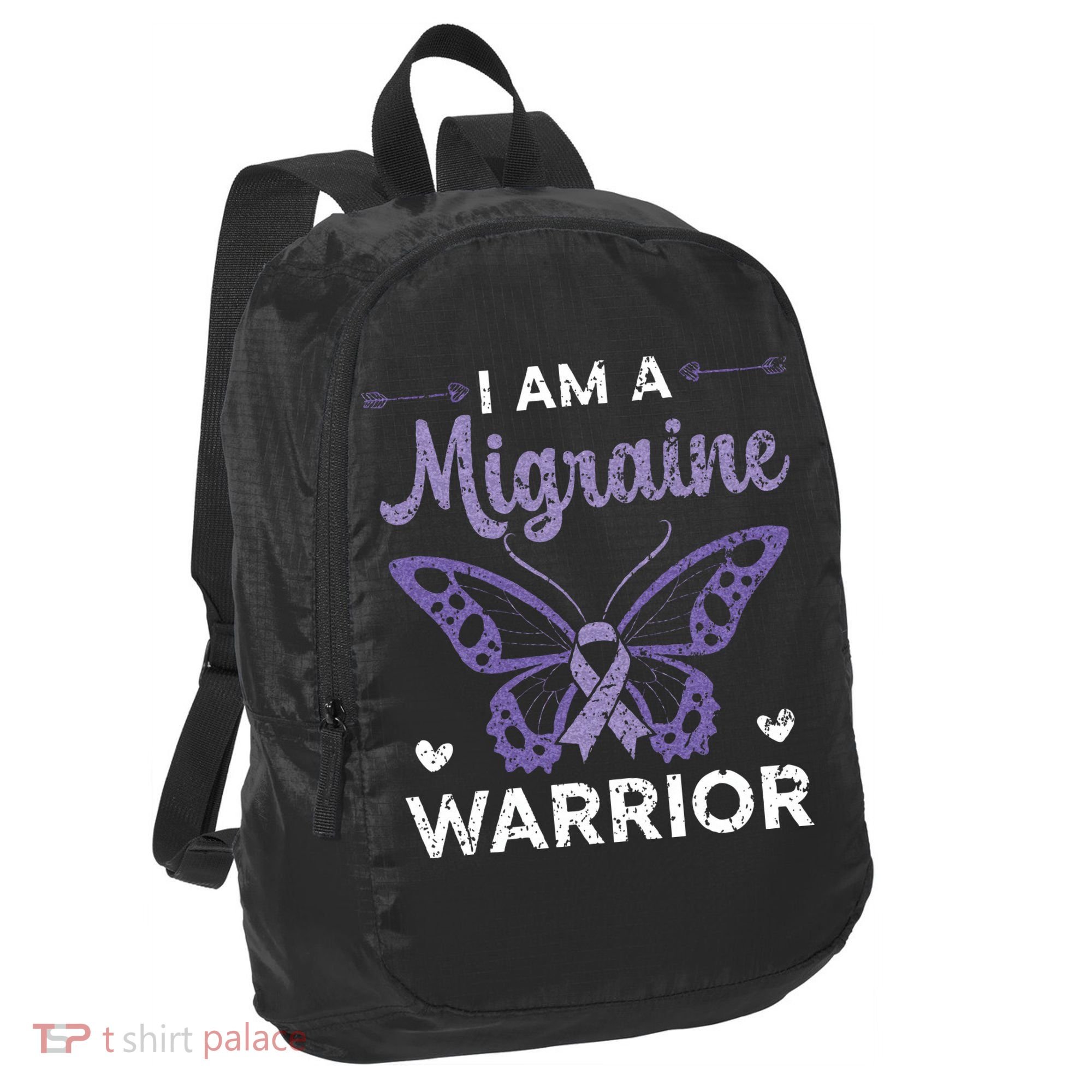 I Am A Migraine Warrior Headache Migraine Awareness Port Authority Crush Ripstop Backpack