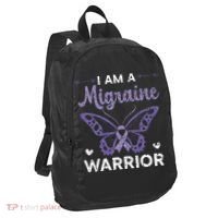 I Am A Migraine Warrior Headache Migraine Awareness Port Authority Crush Ripstop Backpack thumb 1