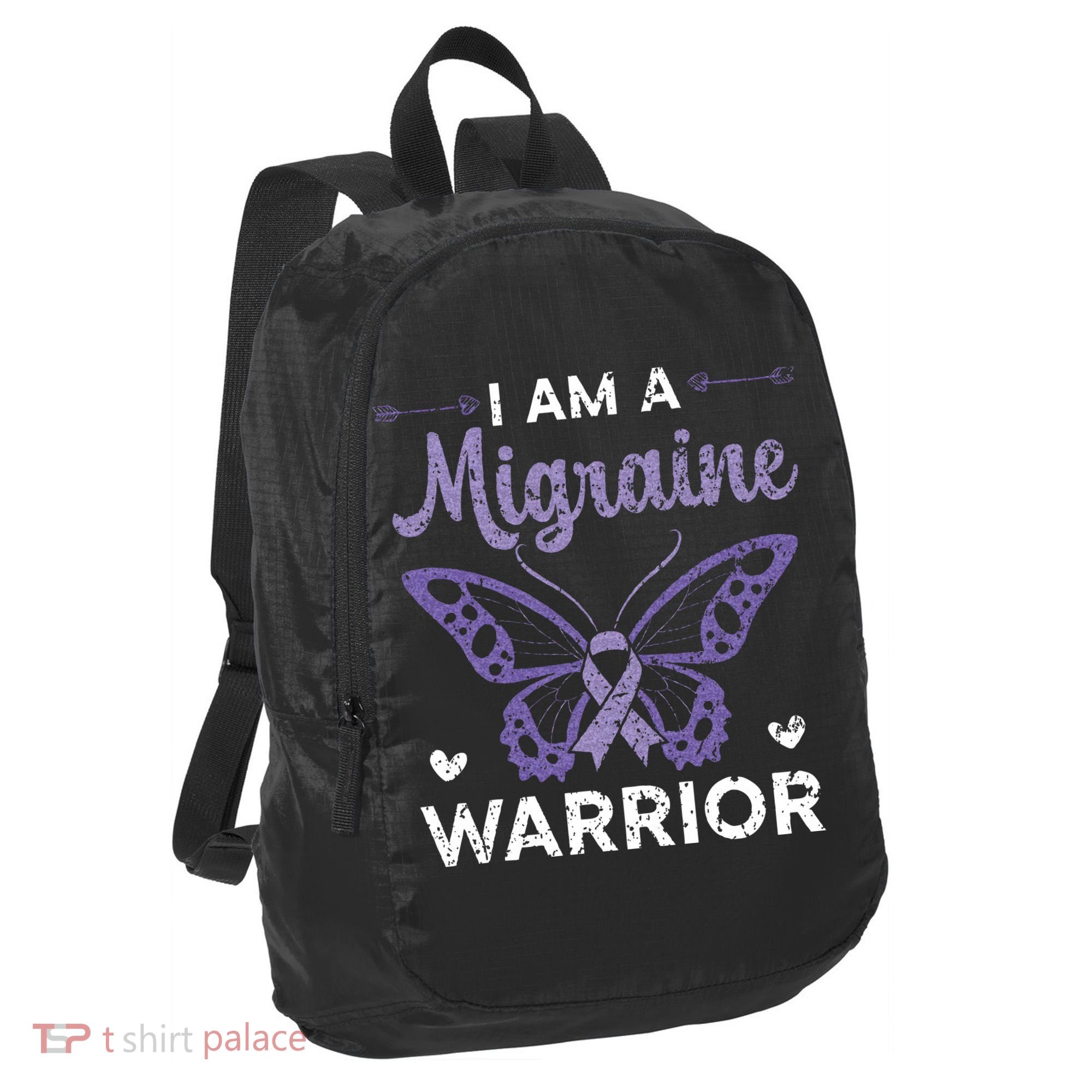 I Am A Migraine Warrior Headache Migraine Awareness Port Authority Crush Ripstop Backpack