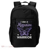 I Am A Migraine Warrior Headache Migraine Awareness Backpack thumb 0
