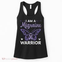 I Am A Migraine Warrior Headache Migraine Awareness Women's Tank Top thumb 0