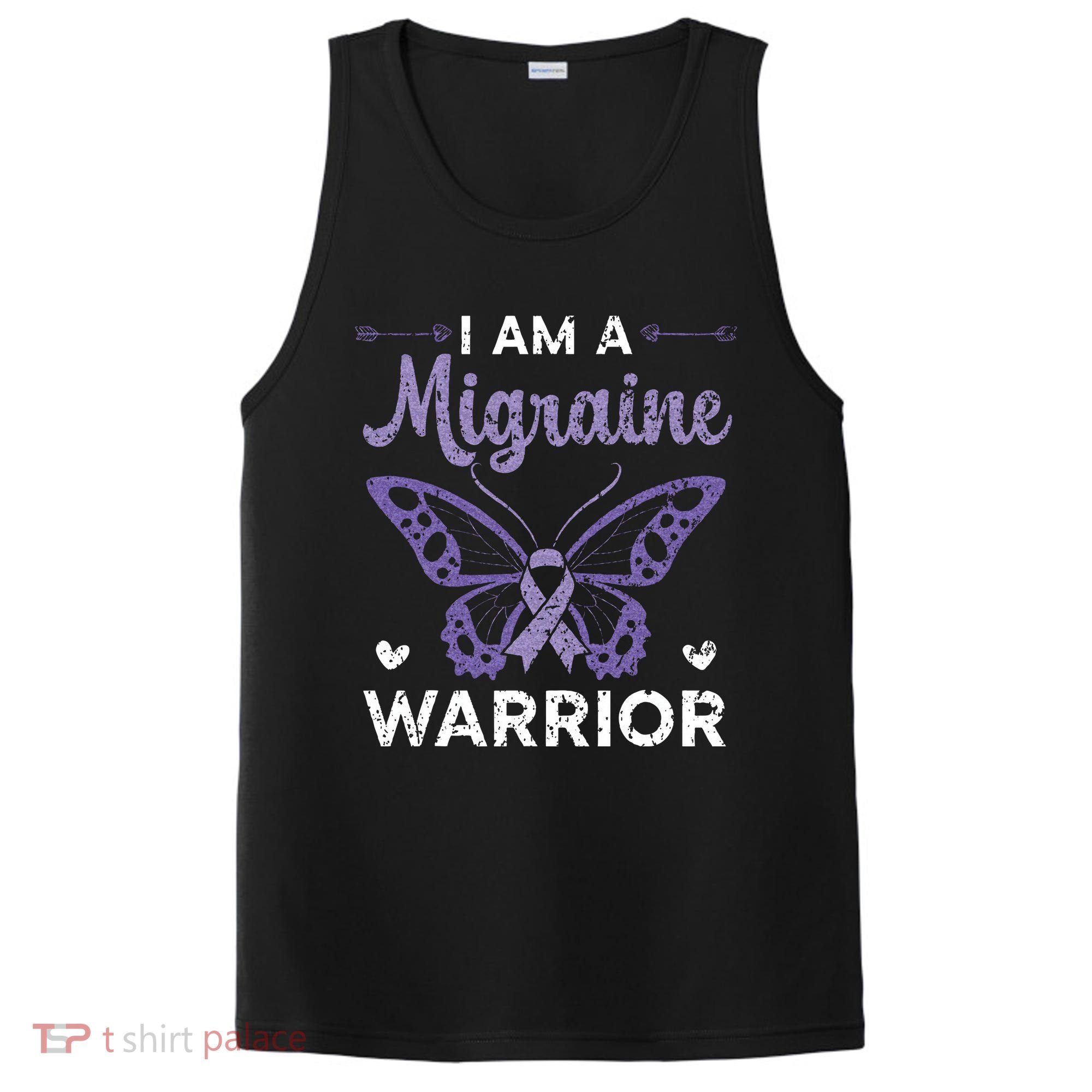 I Am A Migraine Warrior Headache Migraine Awareness PosiCharge Competitor Tank