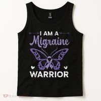 I Am A Migraine Warrior Headache Migraine Awareness Tank Top thumb 2