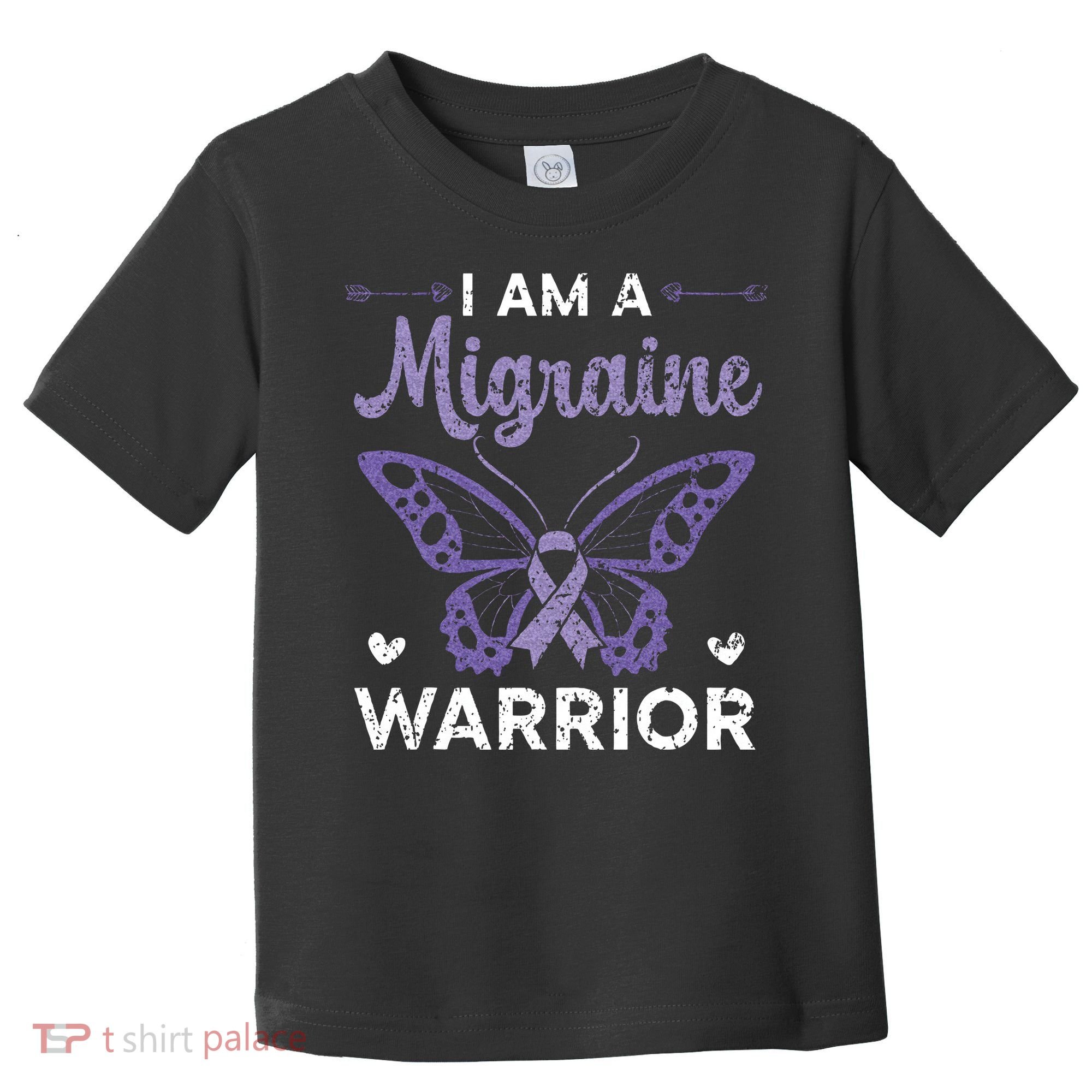 I Am A Migraine Warrior Headache Migraine Awareness Toddler T-Shirt
