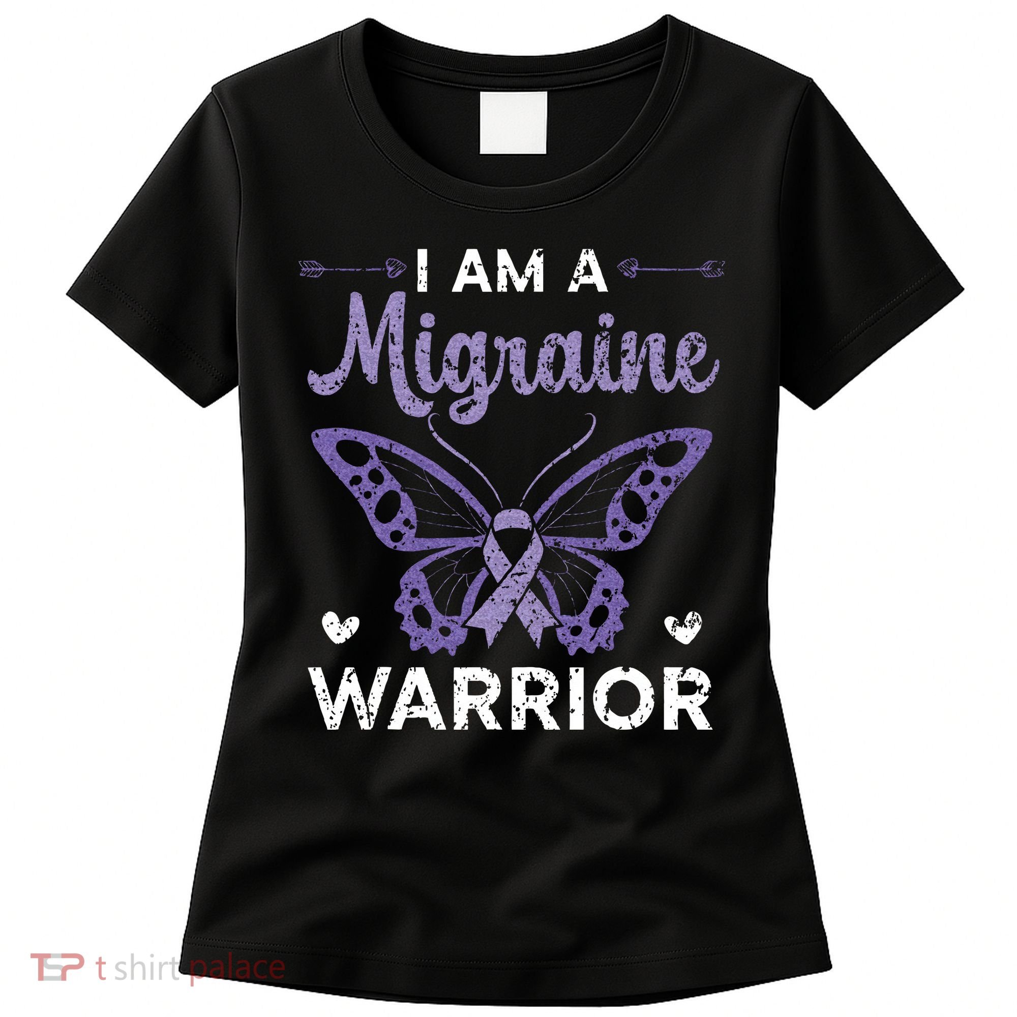I Am A Migraine Warrior Headache Migraine Awareness Women's T-Shirt