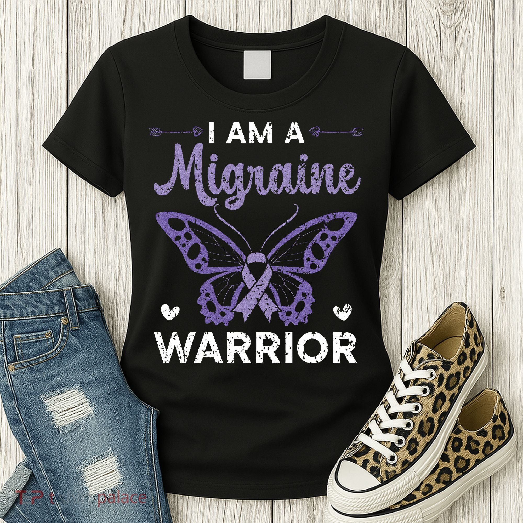 I Am A Migraine Warrior Headache Migraine Awareness Women's T-Shirt