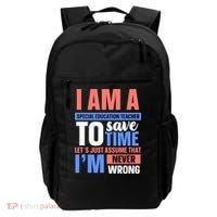 I Am An Special Education Teacher Gift Backpack thumb 0
