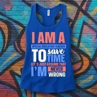 I Am An Special Education Teacher Gift Women's Tank Top thumb 3