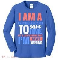 I Am An Special Education Teacher Gift Kids Long Sleeve Shirt thumb 0