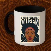 I Am A February Queen Gift For Her Coffee Mug thumb 2