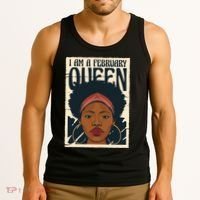 I Am A February Queen Gift For Her Tank Top thumb 3