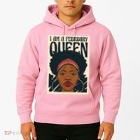 I Am A February Queen Gift For Her Hoodie thumb 2