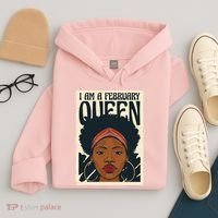 I Am A February Queen Gift For Her Hoodie thumb 4