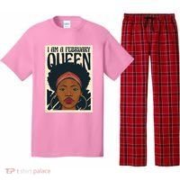 I Am A February Queen Gift For Her Pajama Set thumb 0
