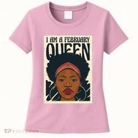 I Am A February Queen Gift For Her Women's T-Shirt thumb 0