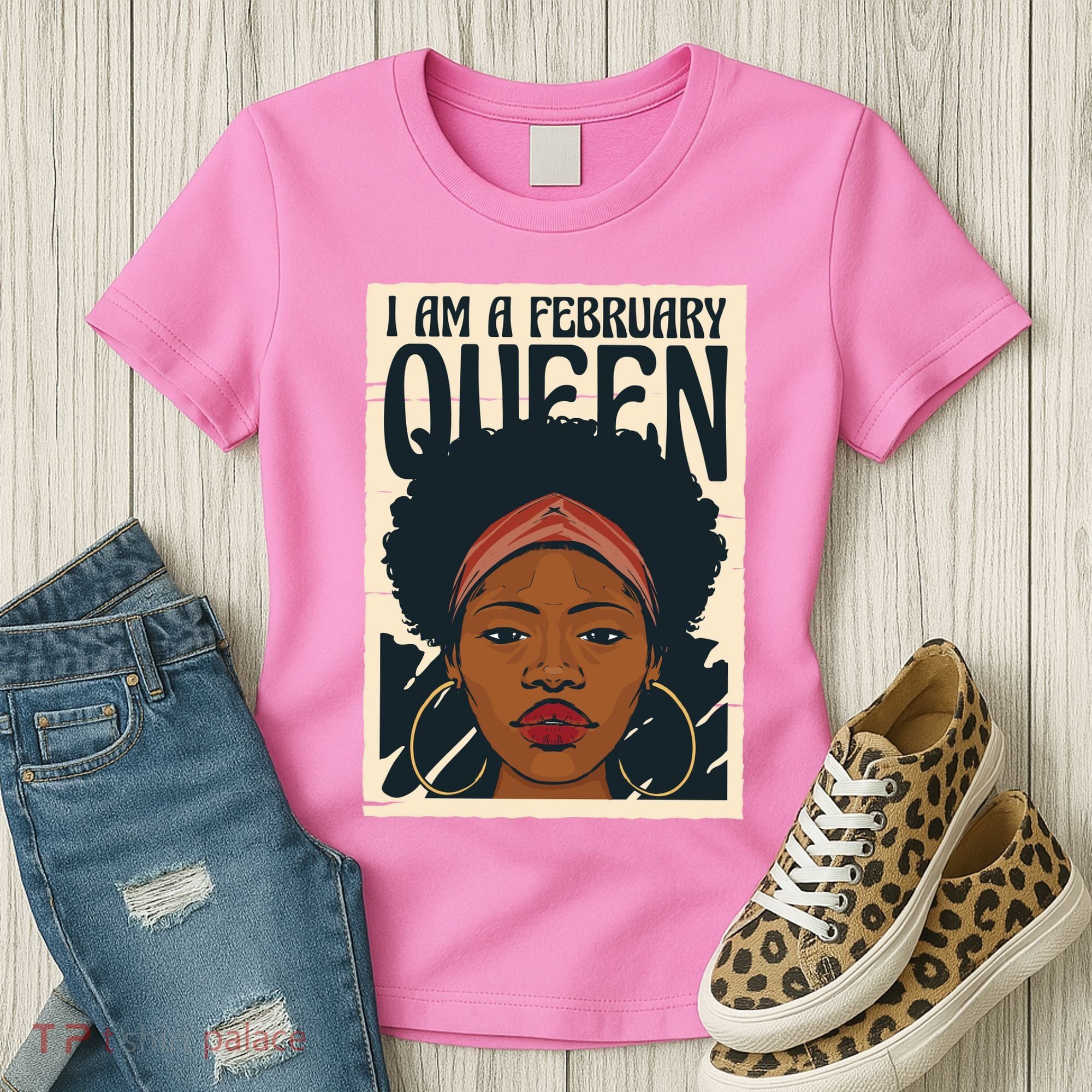 I Am A February Queen Gift For Her Women's T-Shirt