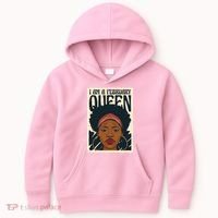 I Am A February Queen Gift For Her Kids Hoodie thumb 0