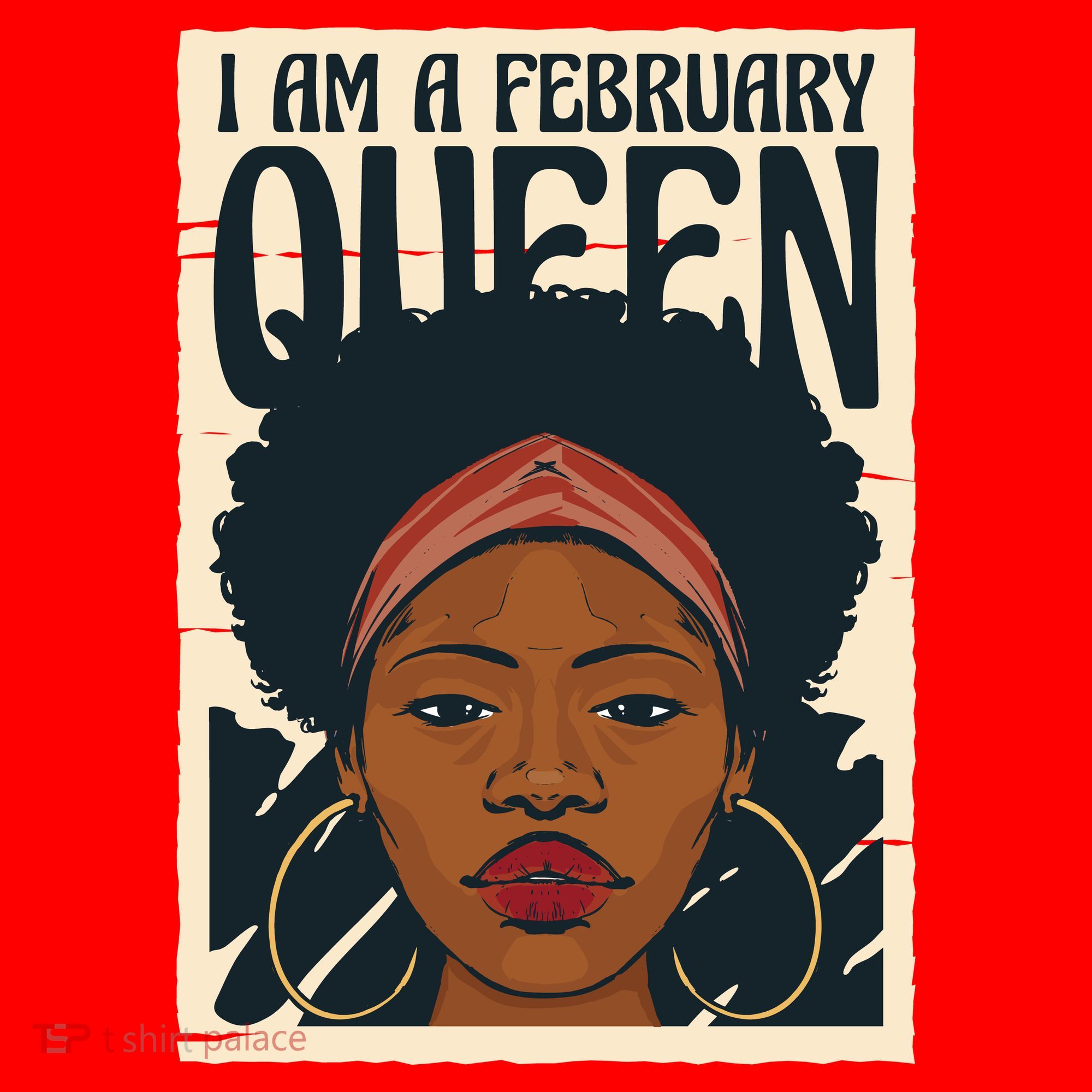 I Am A February Queen Gift For Her Santa Hat