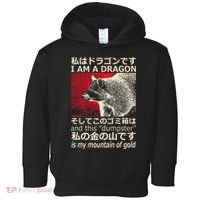 I Am A Dragon And This Dumpster Is My Mountain Toddler Hoodie thumb 0