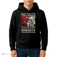 I Am A Dragon And This Dumpster Is My Mountain Kids Hoodie thumb 4